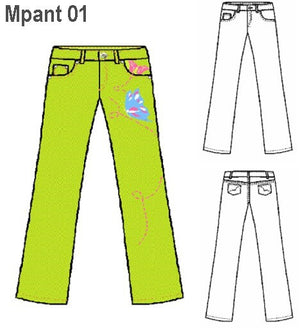 MOLDE PANTALÓN CLÁSICO MUJER 0901