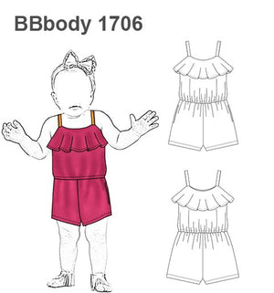 MOLDE BODY ENTERIZO BEBE 1706