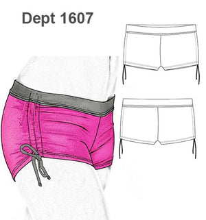 MOLDE DEPORTE SHORT POLE DANCE 1607