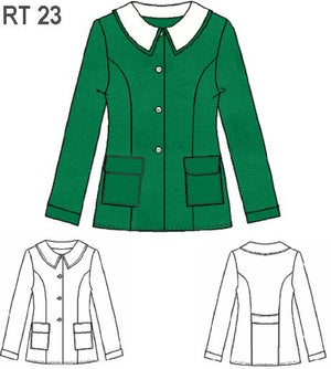 MOLDE CHAQUETA PARVULARIA RT 0923