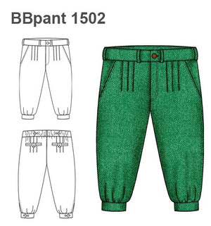 MOLDE PANTALON BOMBACHO BEBE 1502