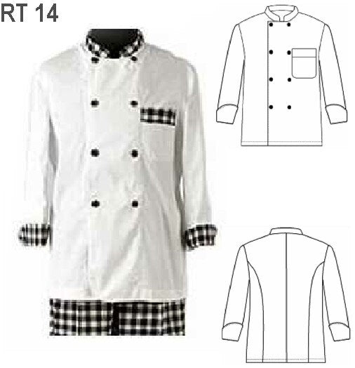 MOLDE CHAQUETA CHEF RT 0914