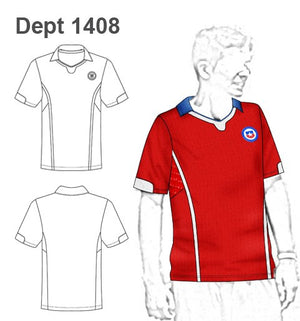 MOLDE DEPORTE CAMISETA FUTBOL 1408