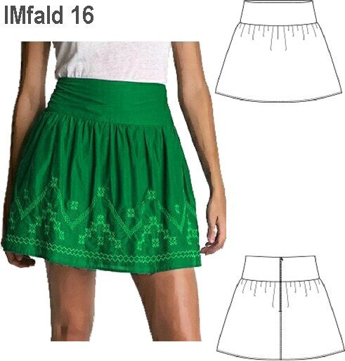 MOLDE FALDA REBECA NIÑA 0916