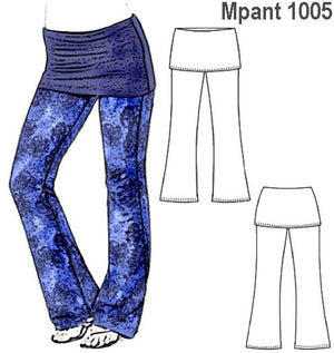 MOLDE PANTALON CALZA MUJER 1005