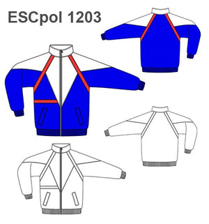 MOLDE POLERON CHAQUETA ESCOLAR 1203