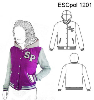 MOLDE POLERON CHAQUETA ESCOLAR 1201