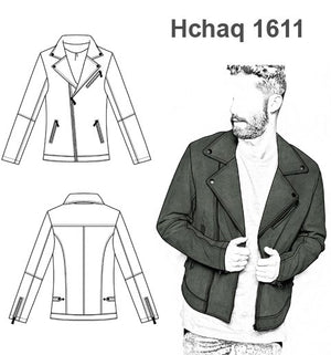 MOLDE CHAQUETA BOMBER HOMBRE 1611