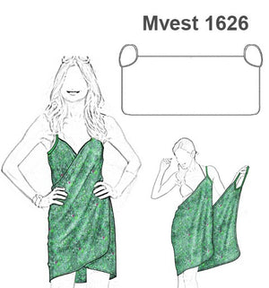 MOLDE VESTIDO PLAYA MUJER 1626