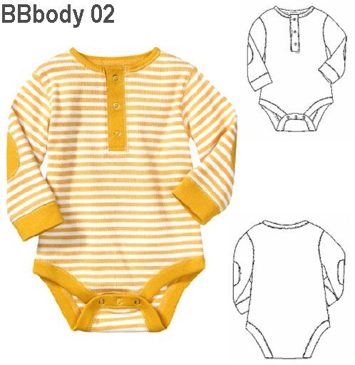 MOLDE BODY BASICO BEBE 0902