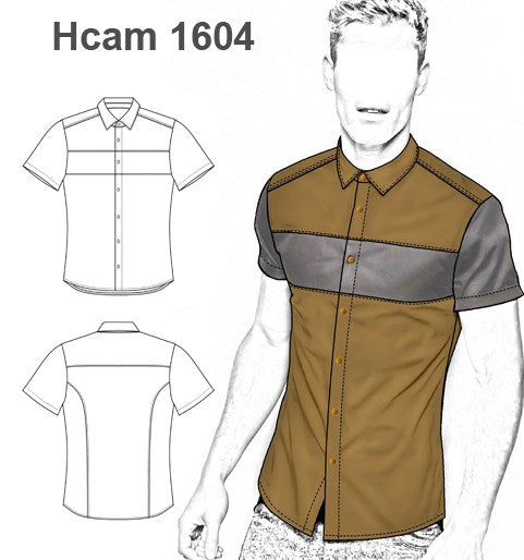 MOLDE CAMISA SLIM FIT HOMBRE 1604