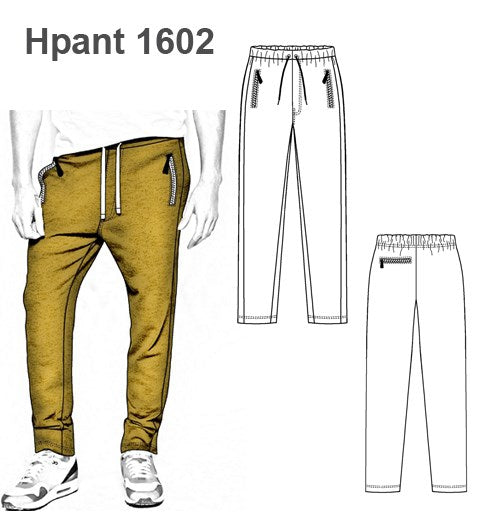 MOLDE PANTALON BUZO URBANO HOMBRE 1602