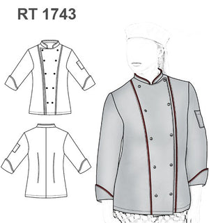 MOLDE CHAQUETA CHEF RT 1743