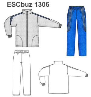MOLDE SUDADERA / BUZO ESCOLAR 1306