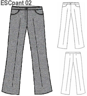 MOLDE PANTALON ELASTIZADO ESCOLAR  0902