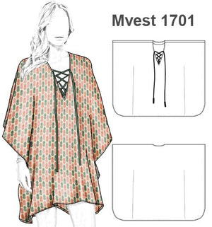 MOLDE VESTIDO PLAYA MUJER 1701