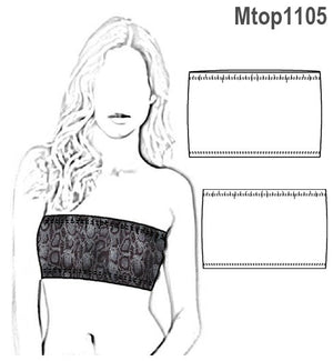 MOLDE TOP BASICO MUJER 1105