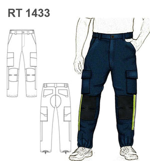 MOLDE PANTALON BOMBERO RT 1433