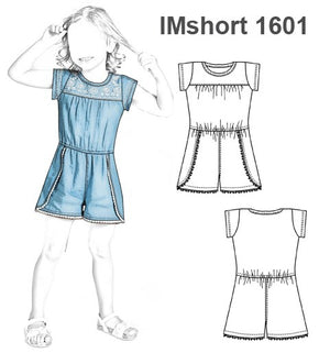 MOLDE SHORT ENTERITO NIÑA 1601