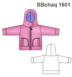MOLDE CHAQUETA POLAR BEBE 1601