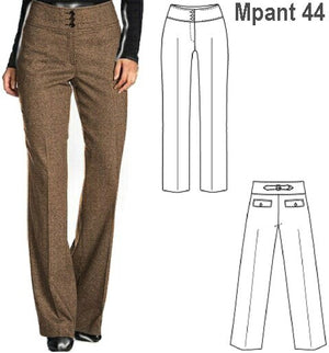 MOLDE PANTALON CLASICO MUJER 0944