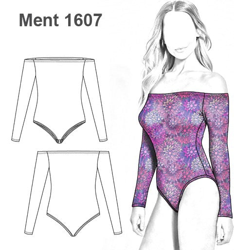 MOLDE POLERA BODY MUJER 1607