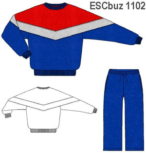 MOLDE SUDADERA / BUZO ESCOLAR 1102