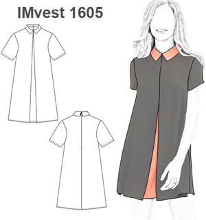 MOLDE VESTIDO ITALIANO NIÑA 1605
