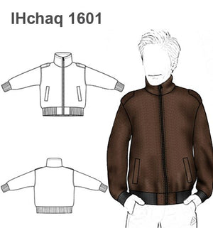 MOLDE CHAQUETA BASICA NIÑO 1601