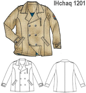 MOLDE CHAQUETA CRUZADA NIÑO 1201