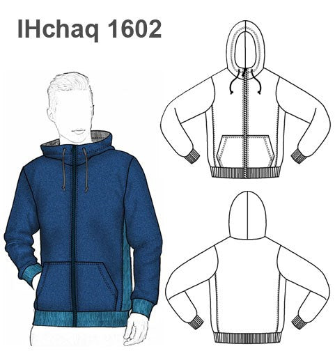 MOLDE CHAQUETA POLAR NIÑO 1602