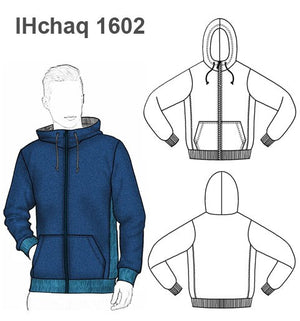 MOLDE CHAQUETA POLAR NIÑO 1602
