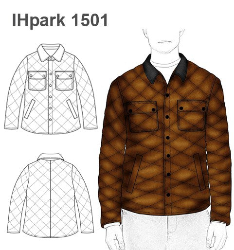 MOLDE PARKA ACOLCHADA NIÑO 1501