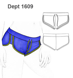 MOLDE DEPORTE SHORT POLE DANCE 1609