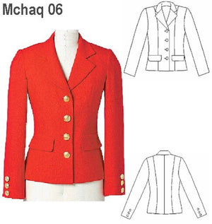 MOLDE BLAZER CLASICO MUJER  0906