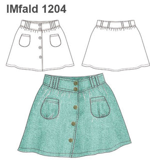 MOLDE FALDA EVASE NIÑA 1204