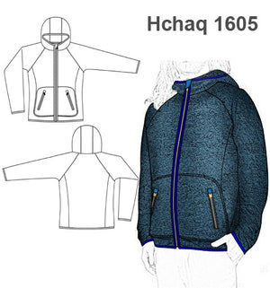 MOLDE CHAQUETA POLAR HOMBRE 1605