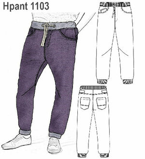 MOLDE PANTALON JEANS HOMBRE 1103