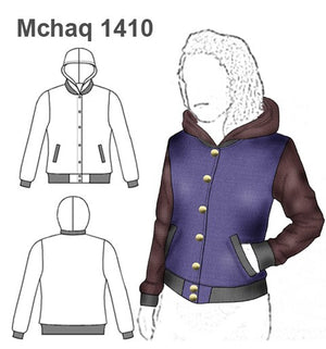 MOLDE CHAQUETA  AMERICANA MUJER 1410