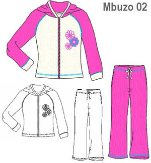 MOLDE SUDADERA / BUZO RAGLAND MUJER 0902