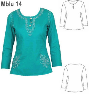 MOLDE BLUSA TUNICA MUJER 0914