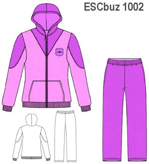 MOLDE SUDADERA / BUZO ESCOLAR 1002
