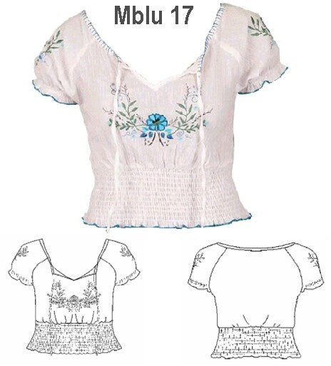 MOLDE BLUSA RAGLAND MUJER 0917