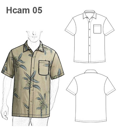 MOLDE CAMISA GUAYABERA HOMBRE 0905