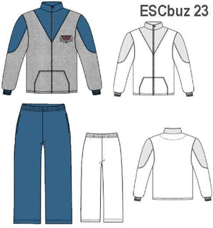MOLDE SUDADERA / BUZO ESCOLAR 0923