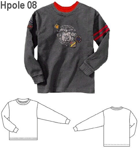 MOLDE POLERA POLERON HOMBRE 0908