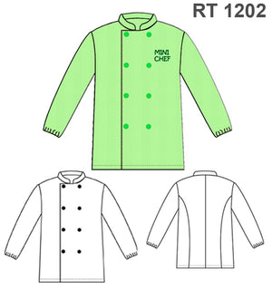 MOLDE CHAQUETA CHEF INFANTIL RT 1202