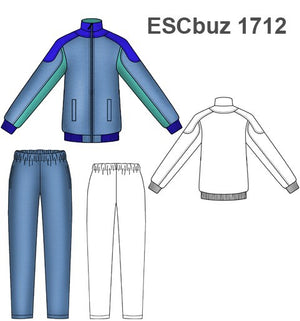 MOLDE SUDADERA / BUZO ESCOLAR 1712