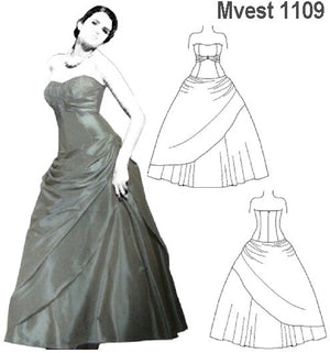 MOLDE VESTIDO NOVIA 1109