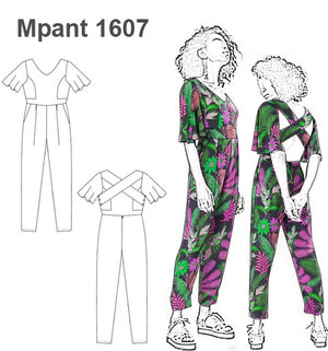 MOLDE PANTALON ENTERITO MUJER 1607